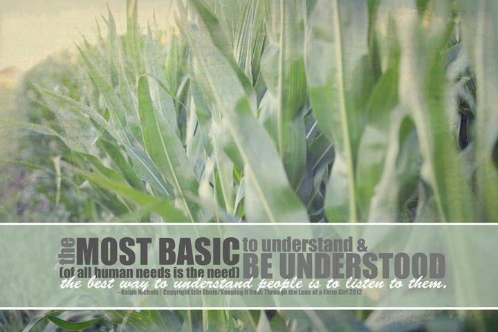 Be Understood Through the Lens of a Farm Girl