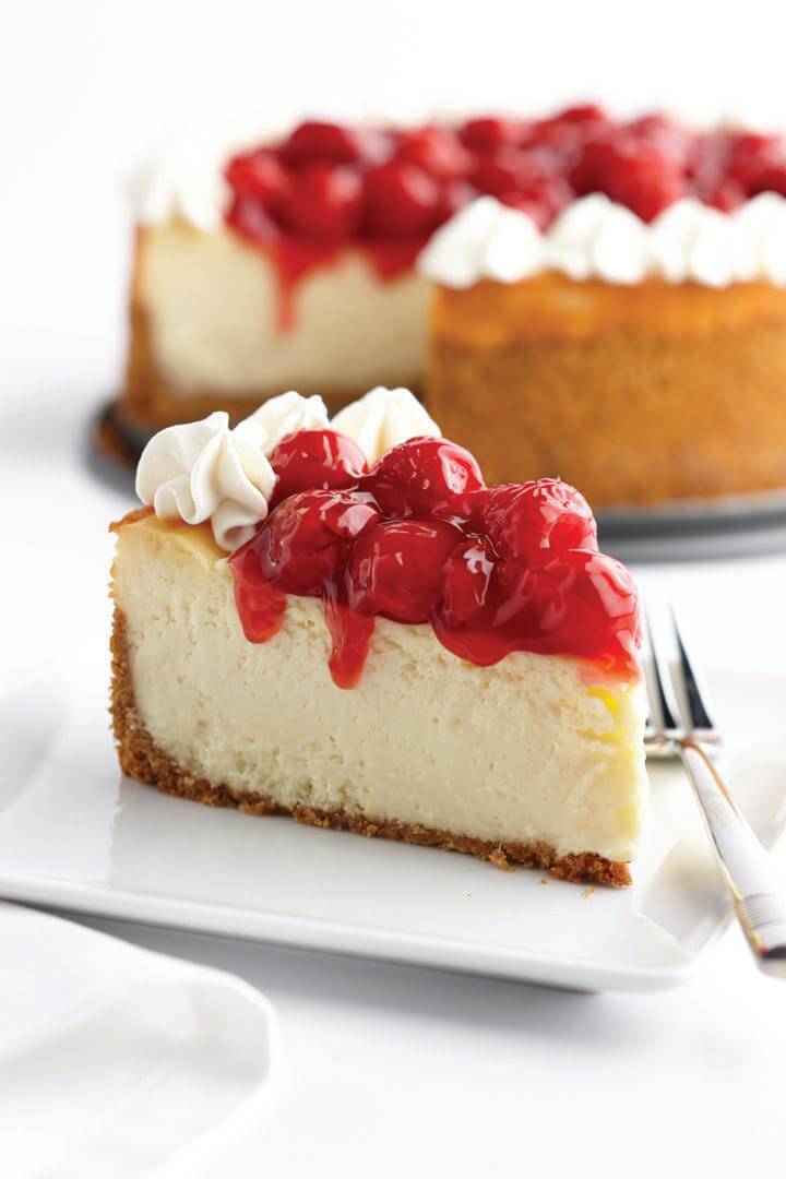 Cherry and Red Raspberry Cheesecake