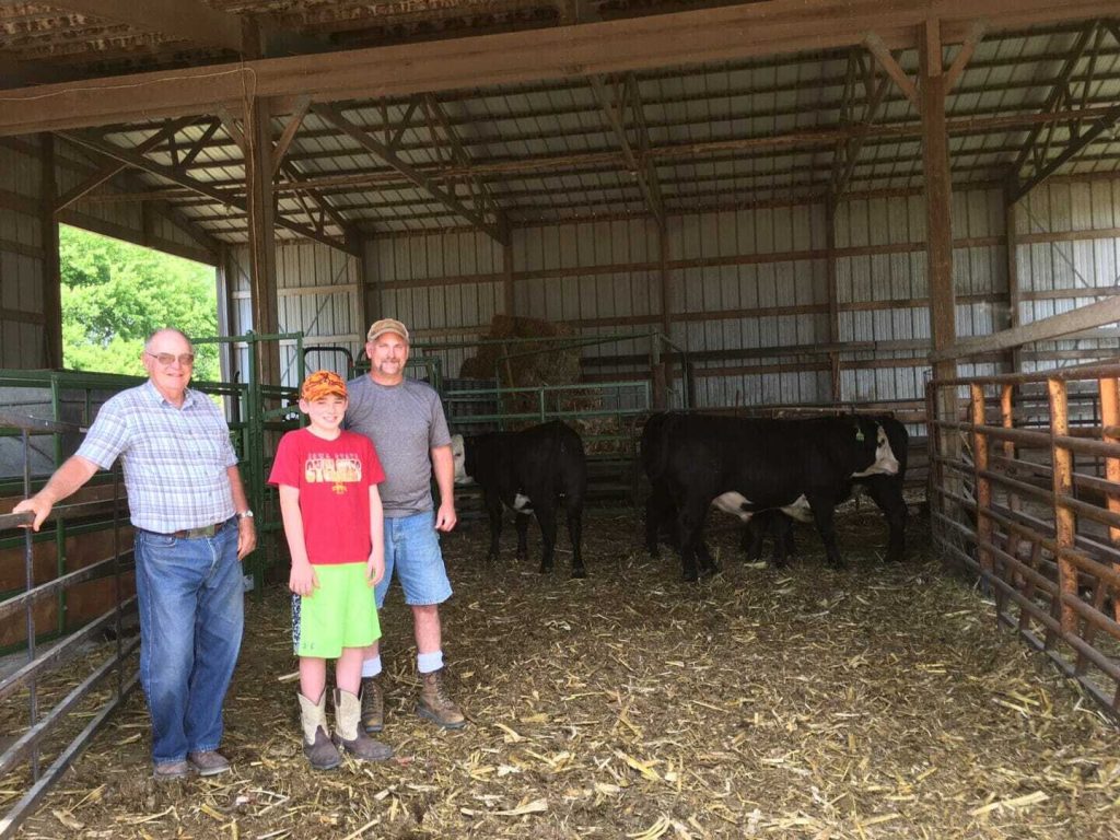 Feeder Cattle Connect Generations on This Iowa Farm