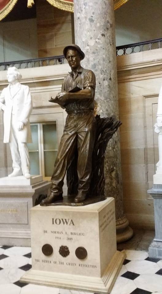 Norman Borlaug statue