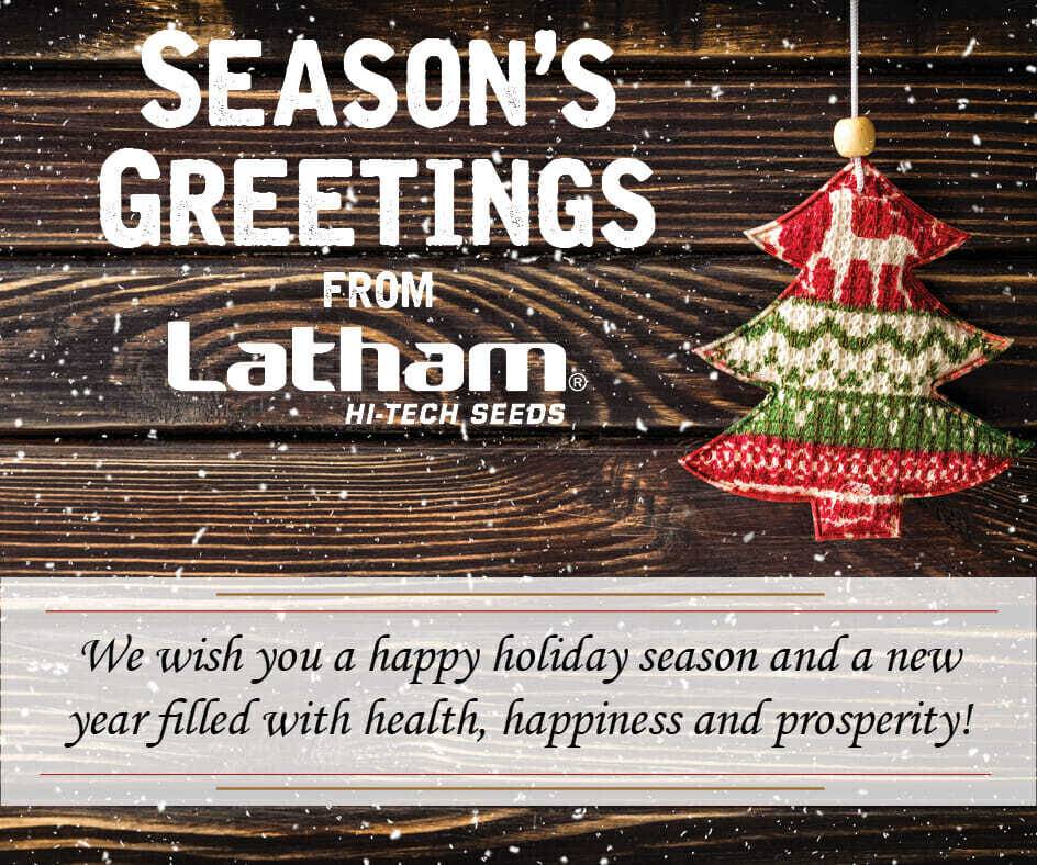 Happy Holidays from Latham Hi‑Tech Seeds!