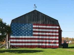 Barn flag