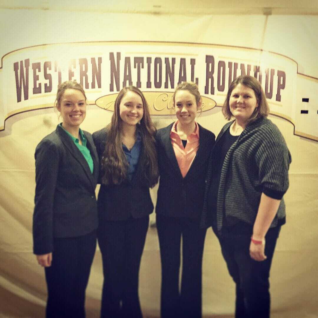 Horse judging team