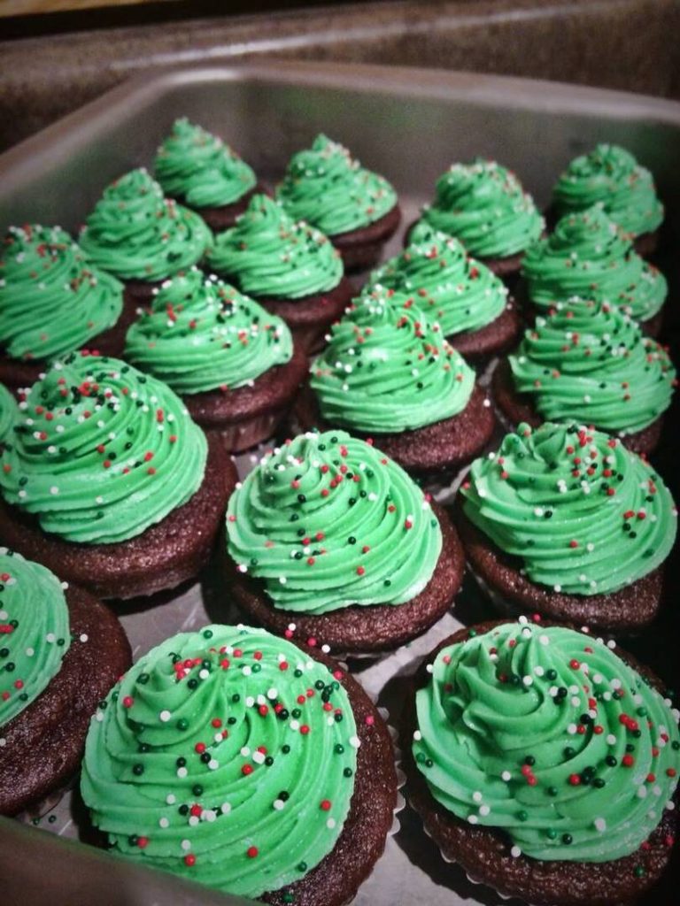 Mini trees Cupcakes