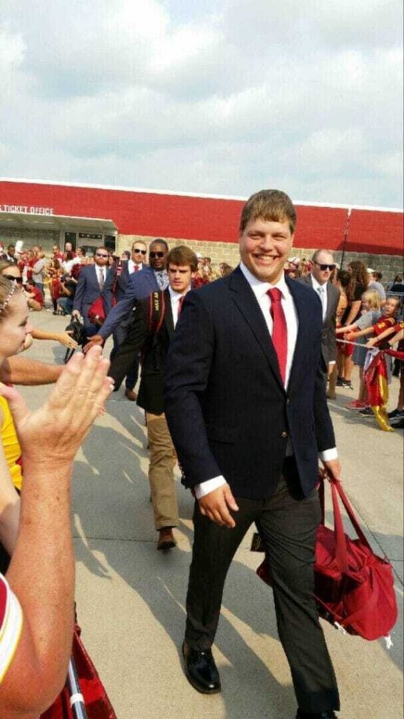 Tailgating from a Cyclone Football Player’s Family