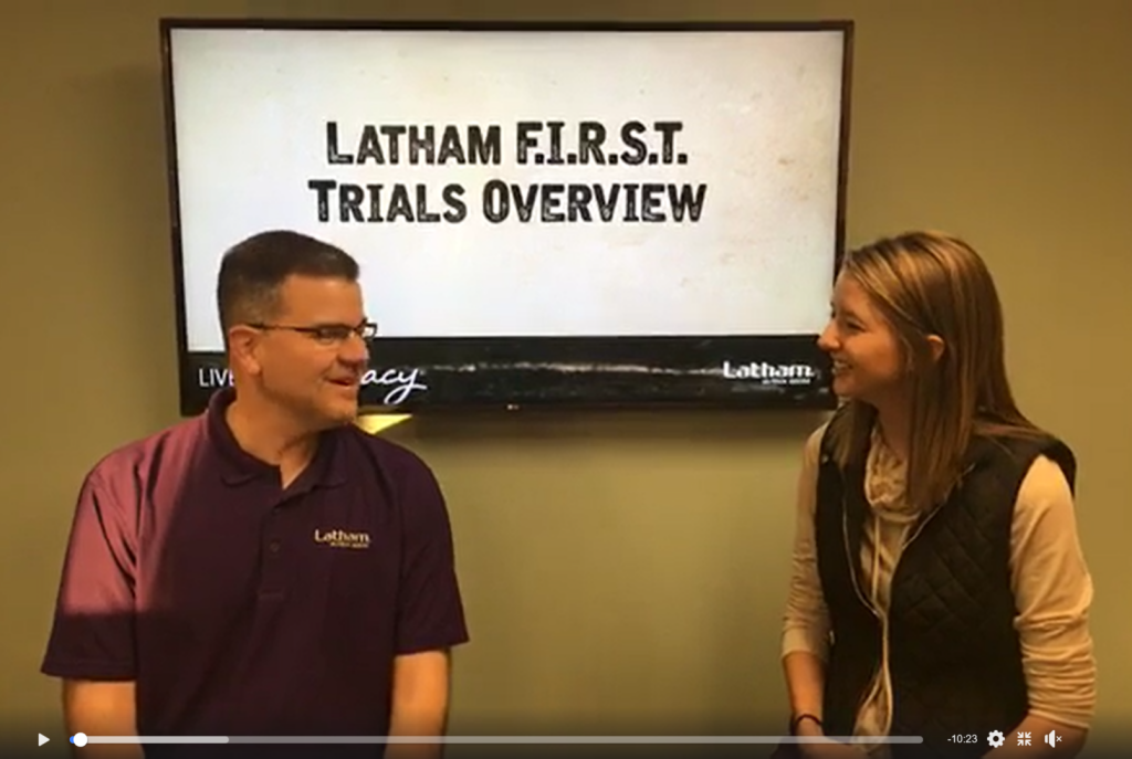 F.I.R.S.T. Trial Results with John Latham